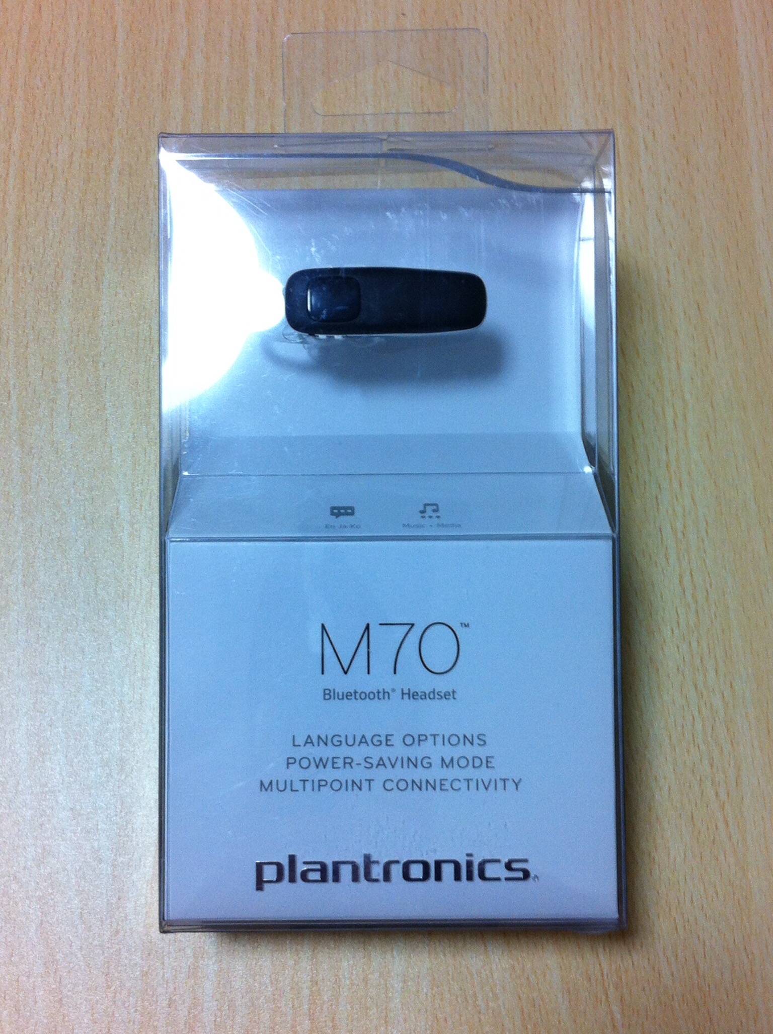 片耳ワイヤレスイヤホンならBluetoothヘッドセット「PLANTRONICS M70 