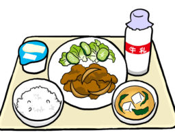 【無料素材】給食のイラスト【商用可・クレジット表記不要】