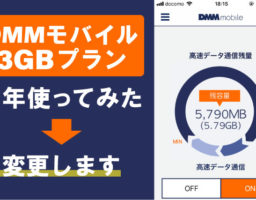 【格安SIM】DMMモバイル3GBプランを利用して2年経ったレビュー。容量3GBで足りた?通話料金が高いってほんと?