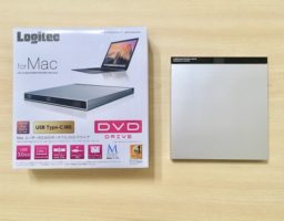 Mac miniでLogitecのDVDドライブ【LDR-PUD8U3MSV】を使ってみたレビュー