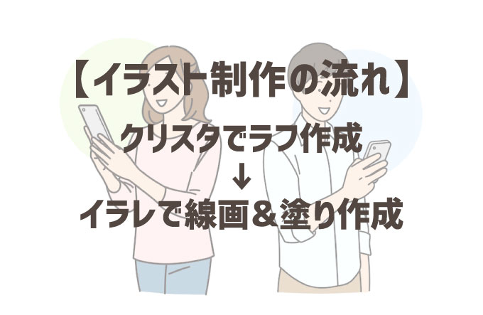 イラストメイキング クリスタとイラレでシンプルなイラストを制作する手順 From Fukuoka