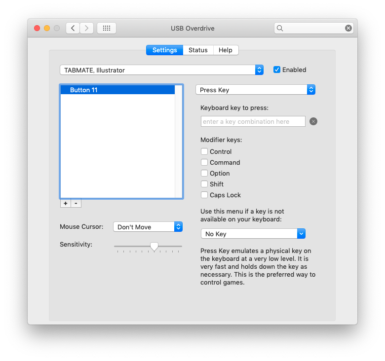 Mac版 タブメイトをクリスタ以外で使う方法 Usb Overdriveにタブメイトを認識させるには From Fukuoka