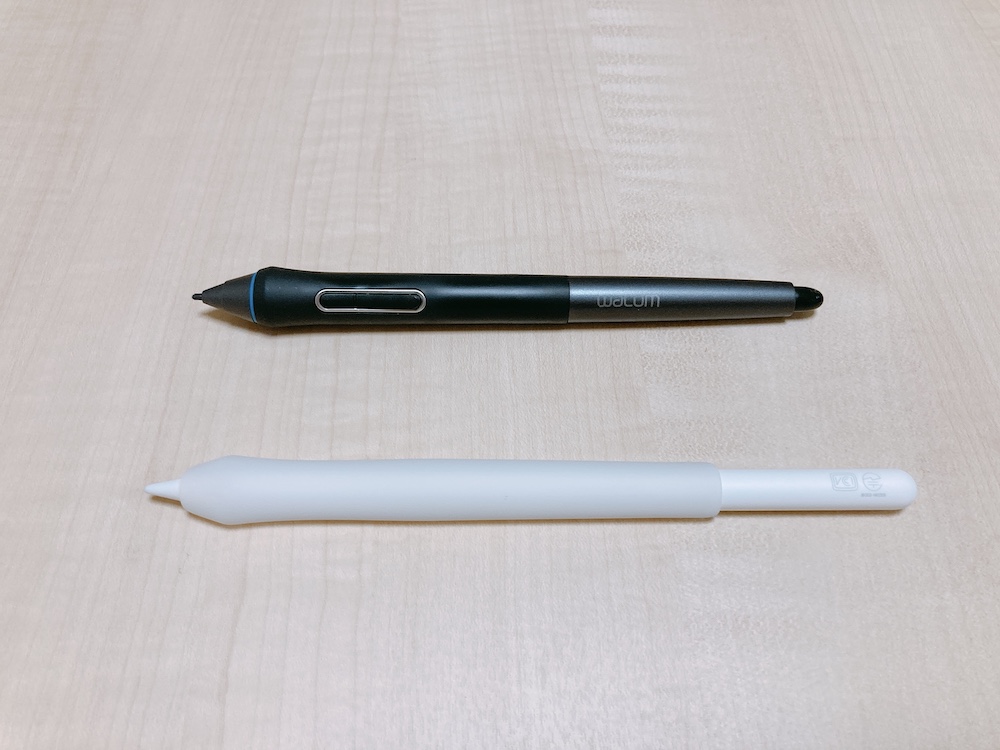 Apple Pencil（第2世代）を持ちやすくするグリップ。つけたまま充電も